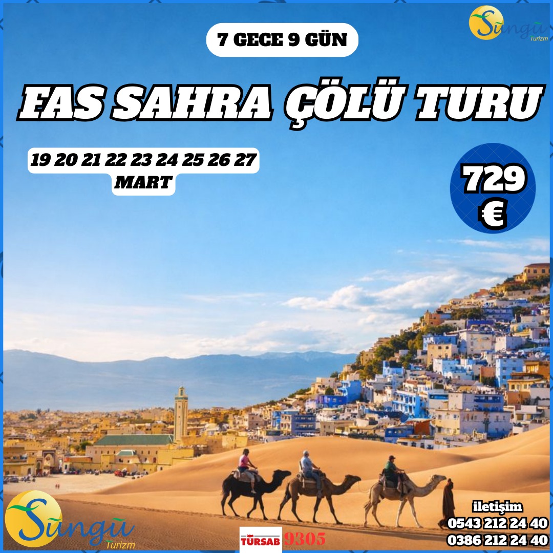 Fas Sahra Çölü Turu