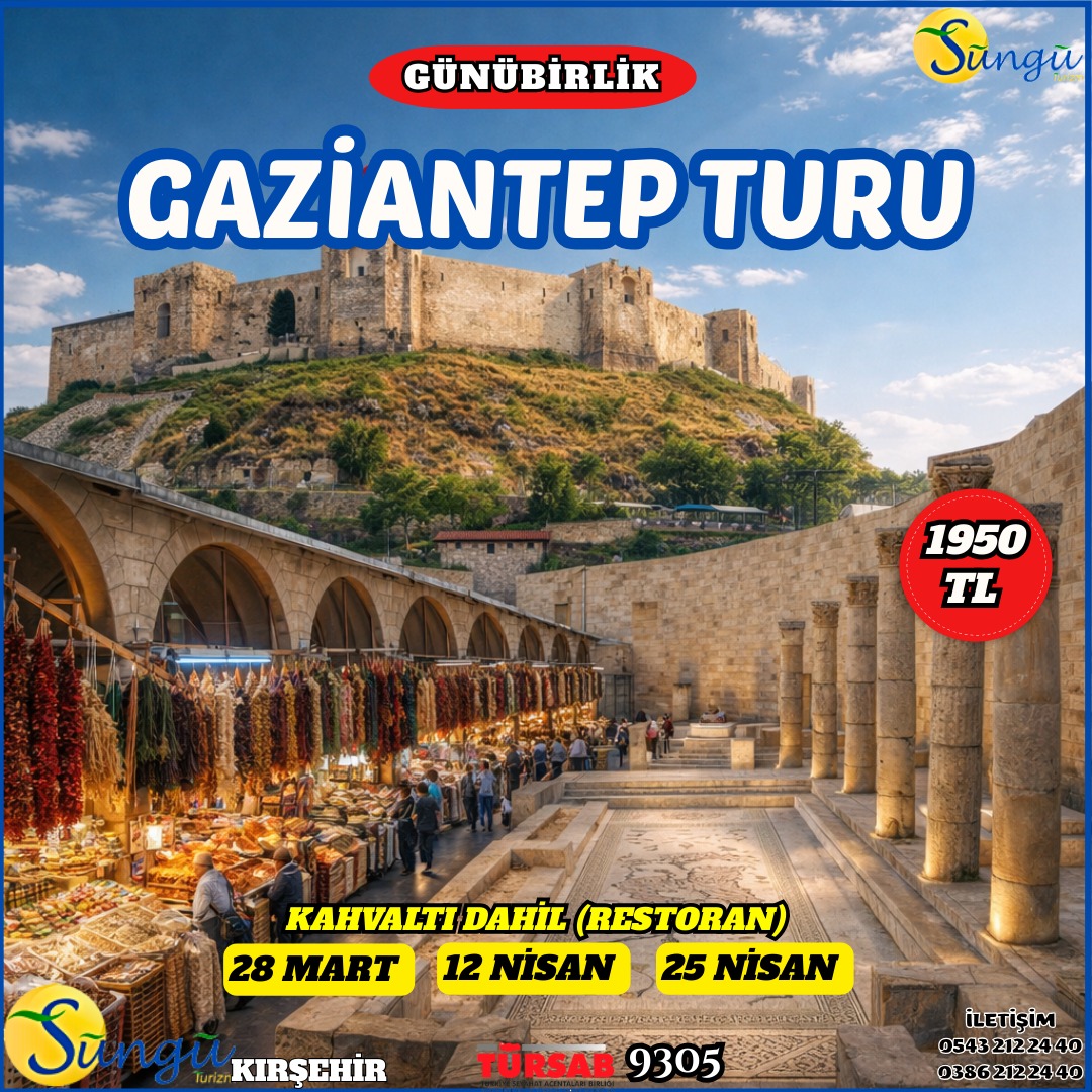 GAZİANTEP TURU