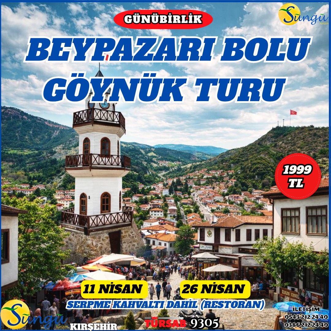 BEYPAZARI BOLU GÖYNÜK TURU