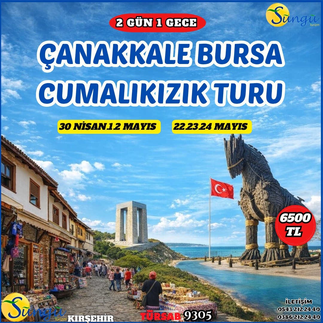 ÇANAKKALE BURSA TURU