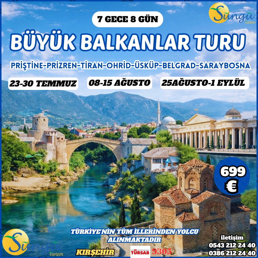 BÜYÜK BALKAN TURU